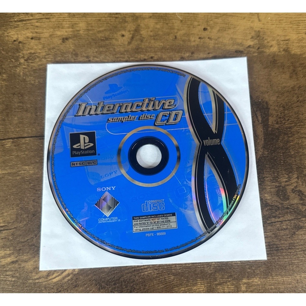 Interactive Sampler Demo Disc (PlayStation 1 PS1) Disc Only Tested And Working